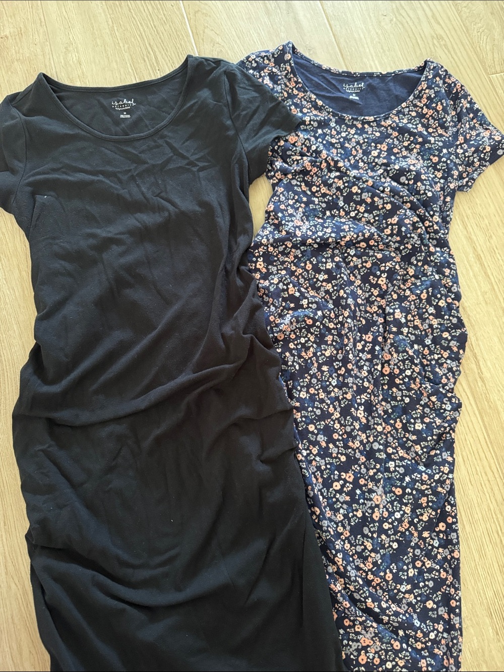 Isabel Maternity by Ingrid & Isabel Dresses in Floral and Solid Black Prints